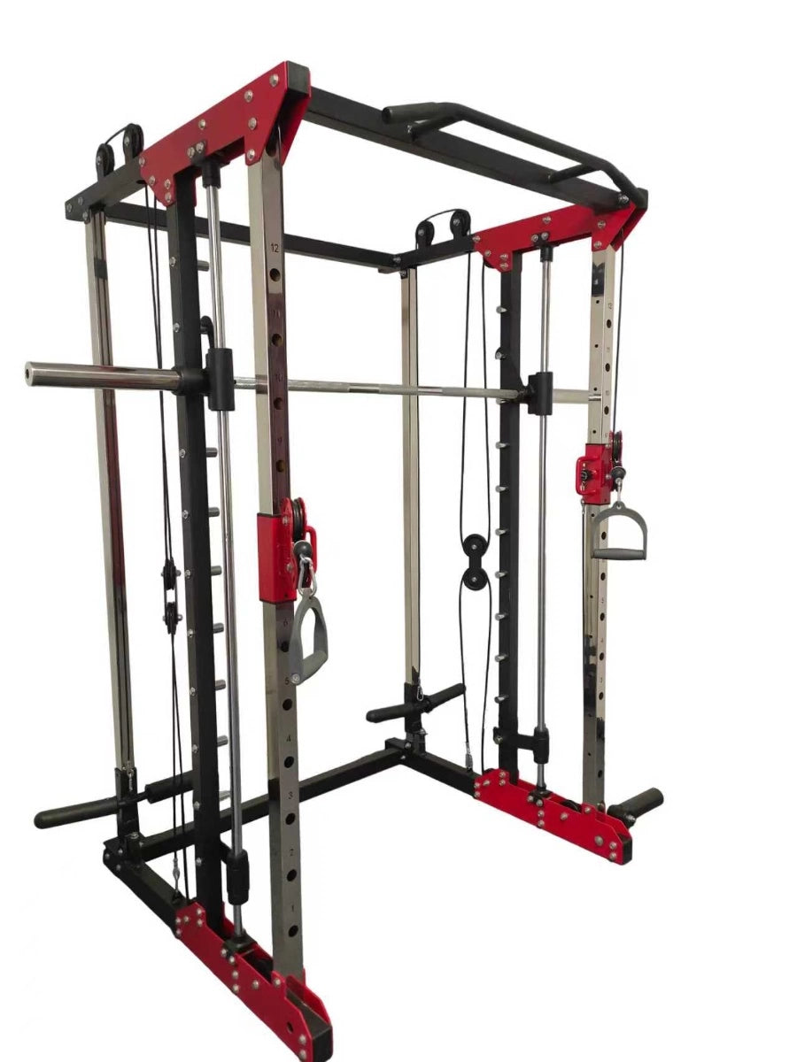 Rack Jaula Multi Estación Accesorios Crossfit Gimnasio