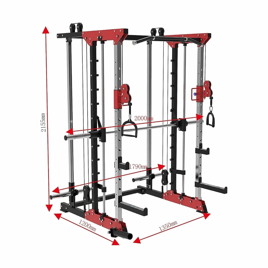 Rack Jaula Multi Estación Accesorios Crossfit Gimnasio