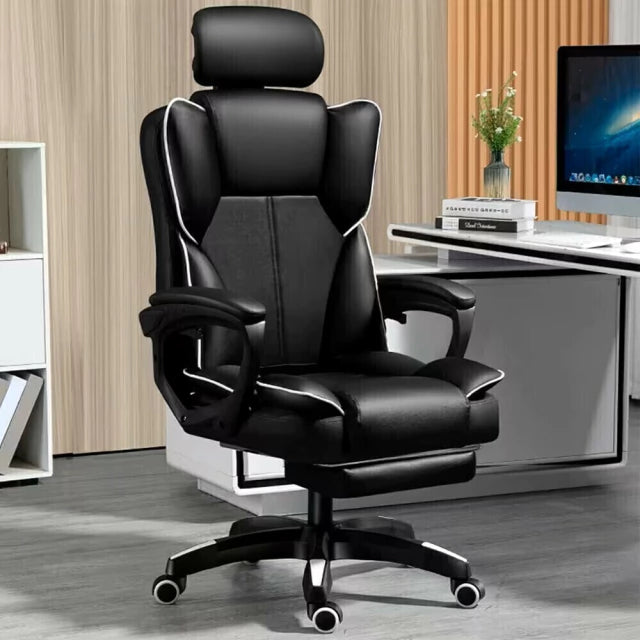 Silla Gamer De Escritorio Ajustable Acolchonado Reclinable