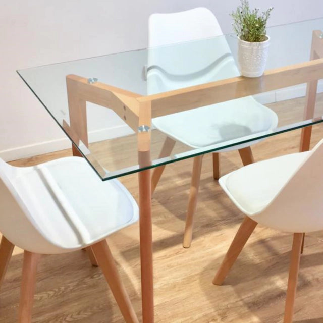 Mesa Estocolmo Falcon Vidrio