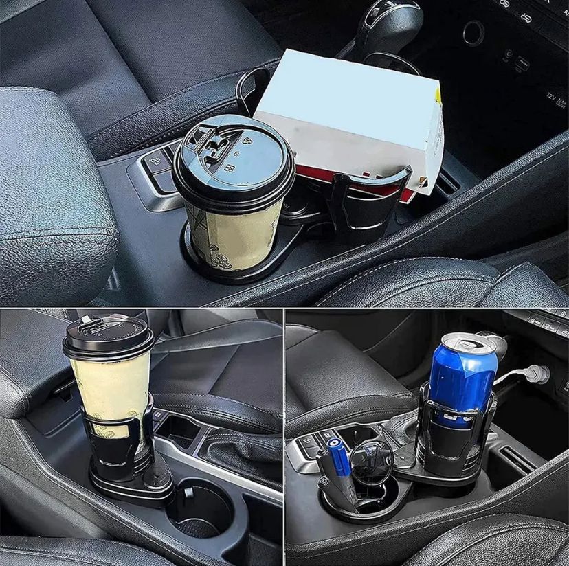 Soporte Porta Vaso Doble Para Auto Coche Universal