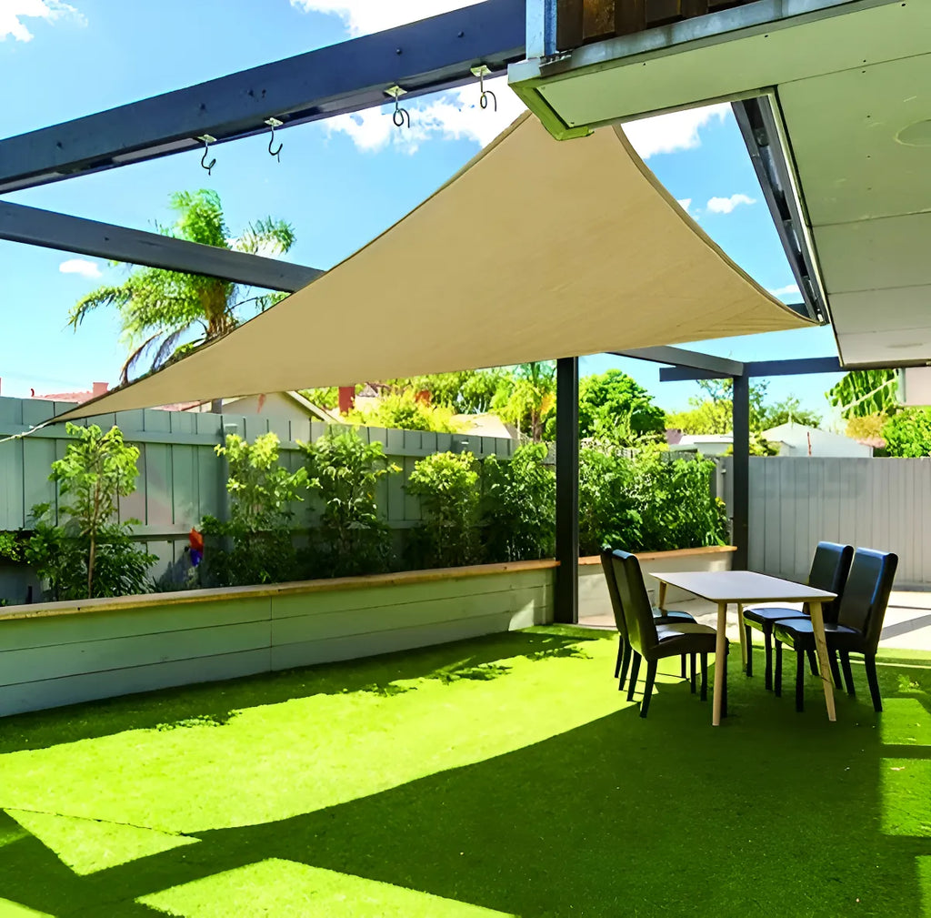 Toldo Vela Triangular 3.6x3.6mt Exterior Jardín